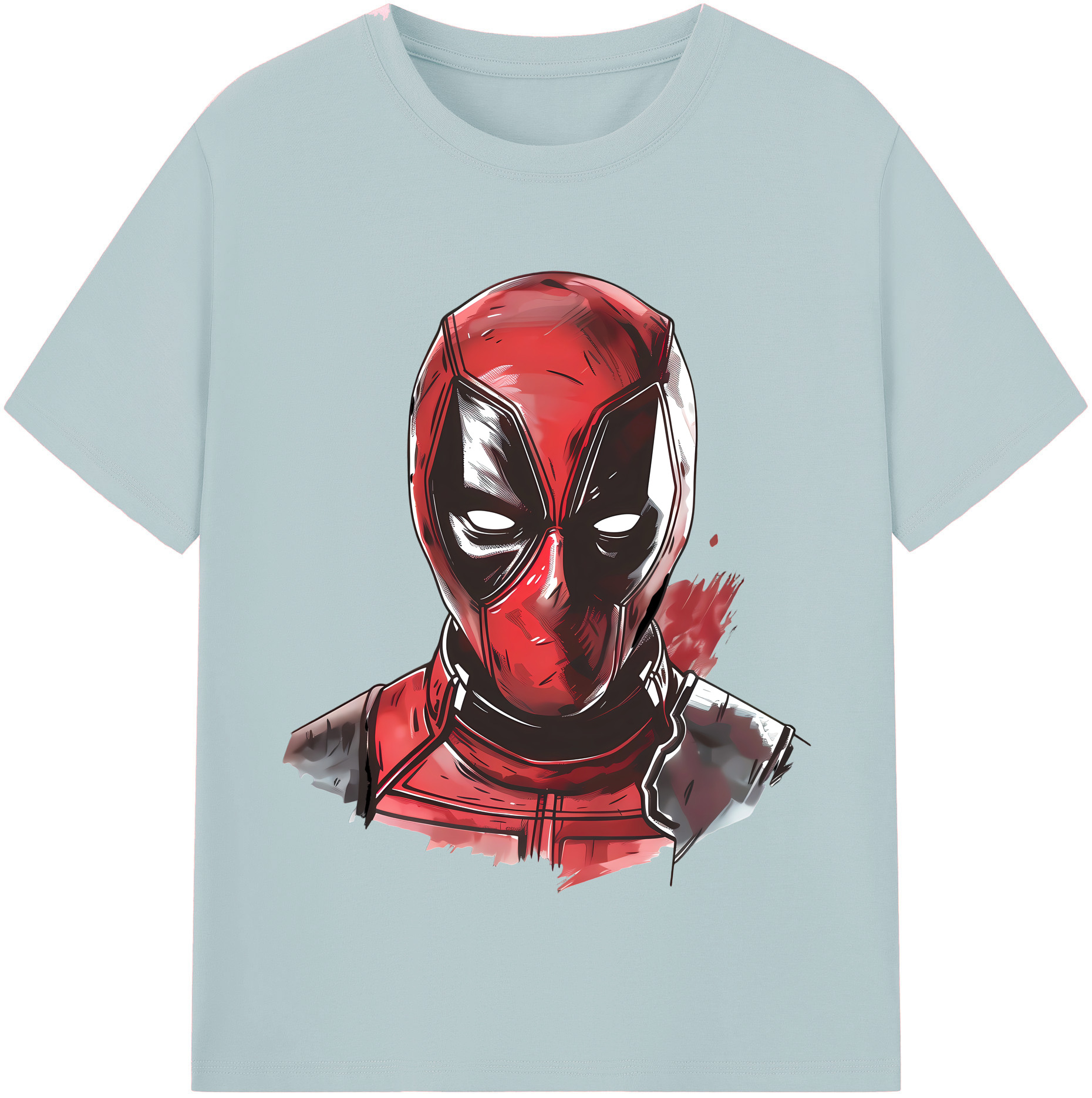 （画像用） Deadpool デッドプール 綿100％半袖Tシャツ（フロントプリント）
